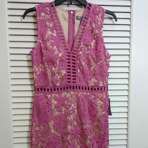 Love by Design Lace & Lattice Midi Dress